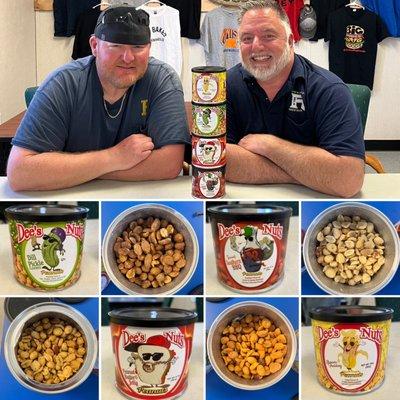 @BigDudesBigFoods sampling Dee's Nuts