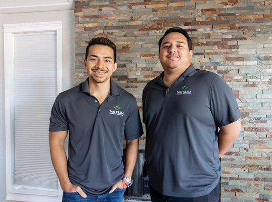 Alejandro (left) and Carlos (right). Managers of Tag Team Property Solutions.