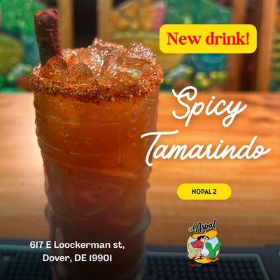 New drink!
Spicy tamarindo