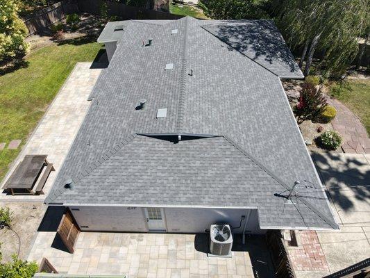 Shingle Roof on a Residential Home