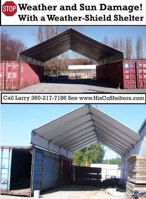 Cube Cargo Shipping Container Cover