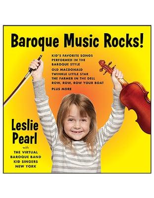 CD DESIGN for Leslie Pearl's "Baroque Music Rocks!"