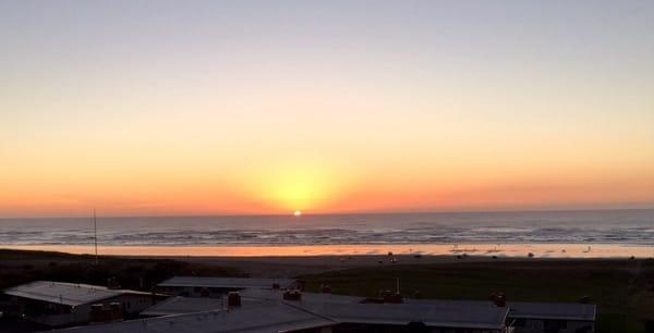 Gearhart sunset from fourth floor deck.