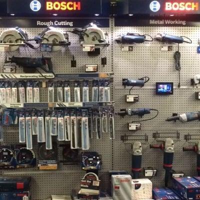 Complete BOSCH product line is available! Come in today to see our Special LOW BOSCH PRICING