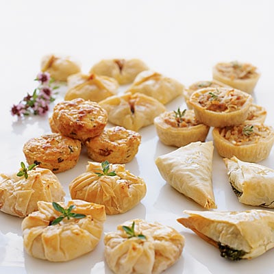 Our prize-winning savory hors d'oeuvres are hand crafted and ship frozen, ready-to-bake.