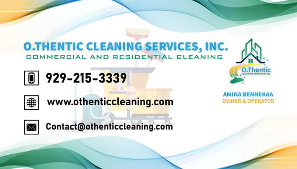 Contact us now  O.Thentic cleaning services Residential & commercial cleaning.