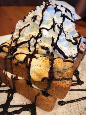 Chocolate s'mores honey toast