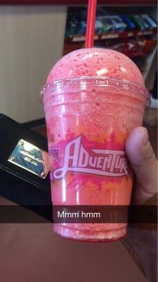 Cherry and coke slurpee