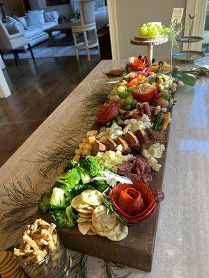 Charcuterie table