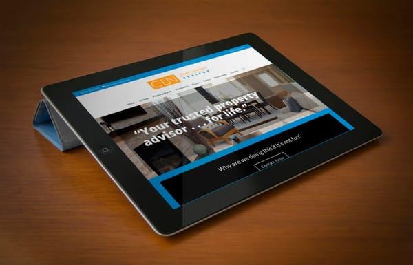 Responsive web design portfolio website for Cindy Lu Nelson Realtor. Valorous Circle Web Design Grand Rapids MI.