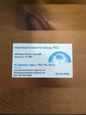 Specializes in Endocrine issues - diabetes, thyroid disease, and related issues.  Go to: https://www.heartlandendocrinegroup.com.