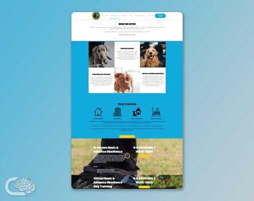 Charming Networks web designed Bark for Attention to help our client attract and teach people about dog training Soon Developed into reality