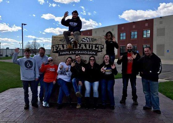 Faribault Harley-Davidson Riding Academy graduates. Summer 2017.