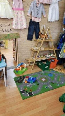 Play area for kids. Convenient for parents.