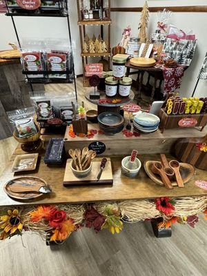 Beautiful charcuterie offerings