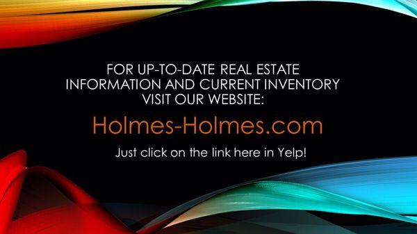 Explore local real estate information at our website.