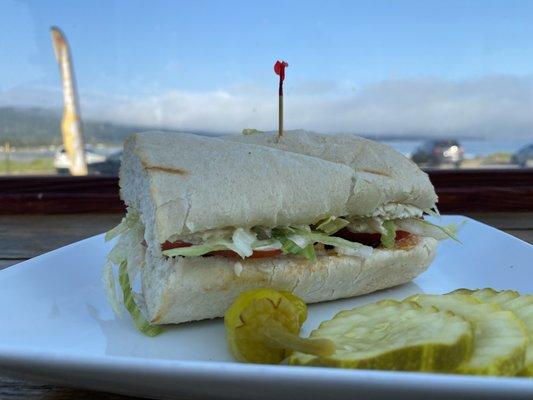 Blackened Shrimp Po' Boy