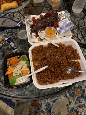 Pork Fried Rice Beef Teriyaki BBQ Spareribs