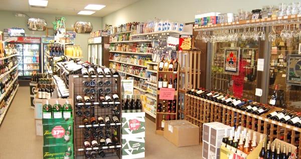 Fine wines and liquors in Jerry's Plaza, Sanibel Island