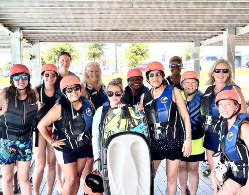 North Texas Adventure Ladies visit Hydrous Wake Park- Little Elm