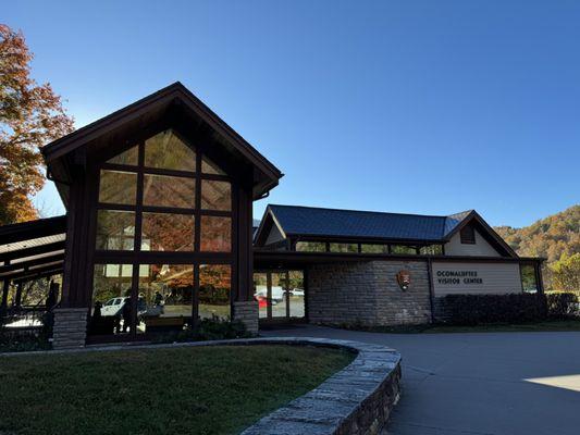 Oconaluftee Visitor Center on October 25, 2023