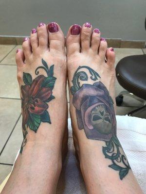 Another great pedicure done by Tina