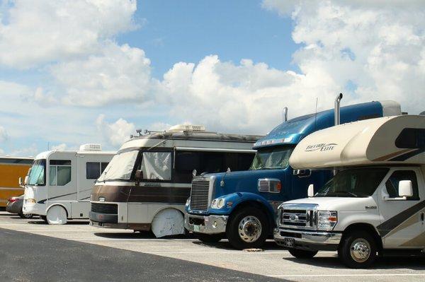 RV, truck and boat parking available