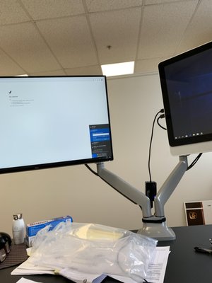 Dual Monitor Mount in Long Island, NY