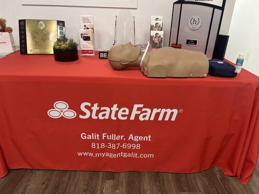 CPR at the State Farm office !