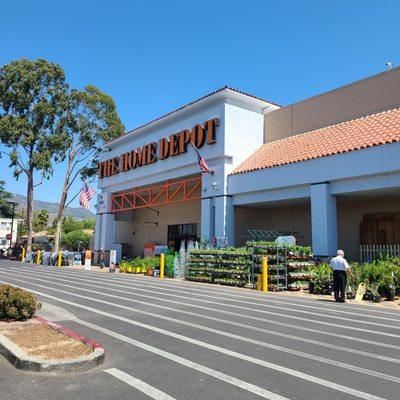 Home Depot store front.