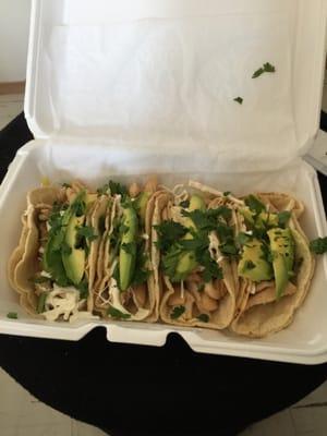 Chicken tacos