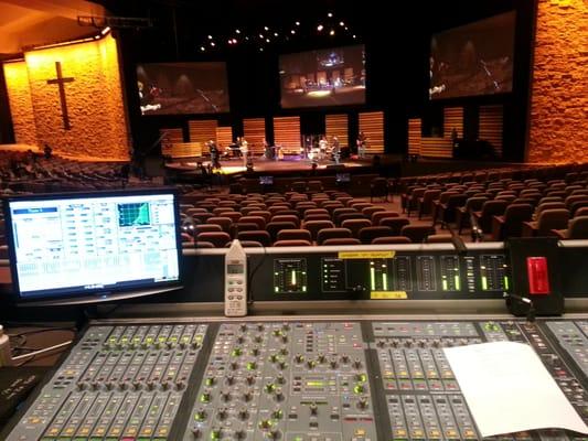 A quick view of the main auditorium in the Rockwall campus.