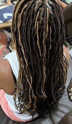 Faux Locs 
~ Done by Wheita