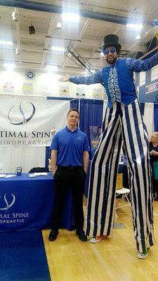 Chiropractic can make you this tall!