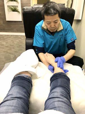 Foot reflexology 2/2/20