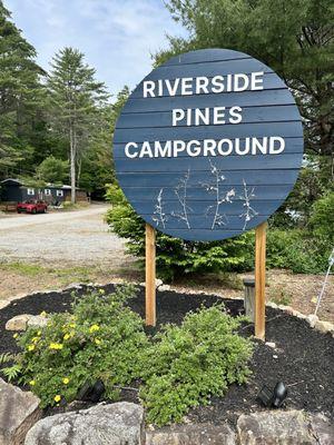 Entrance sign