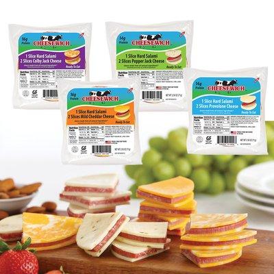 Keto fans come try a CheeseWich. One gram of carb and 16 grams of protein. Variety of cheese choices to chose from!