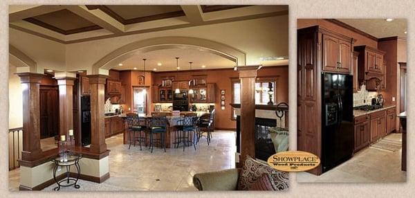 A kitchen we designed and installed using ShowPlace cabinets.