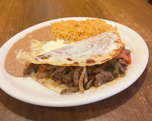 Quesadilla Fajita Steak