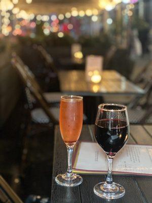 Blood Orange Prosecco & Red Wine