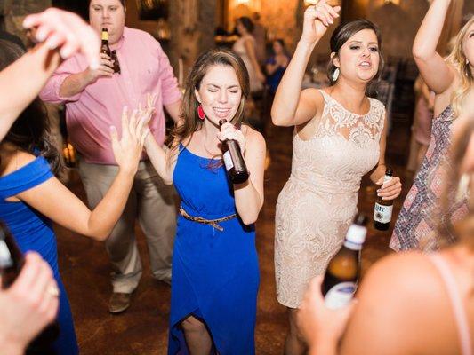 Karaoke With A Beer Bottle