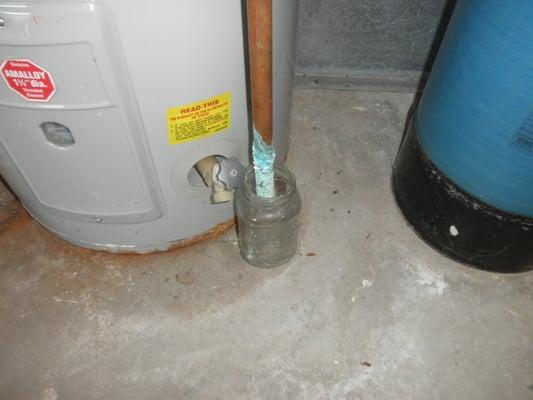 leaking water heater