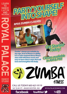 we offer Zumba 11 times a week!