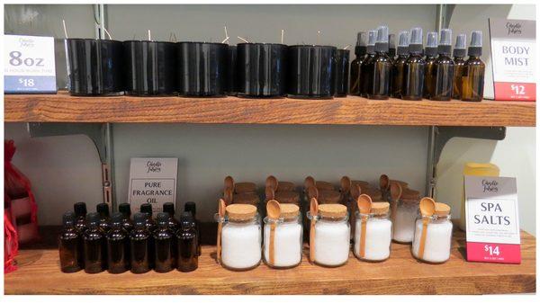 We have a variety of home fragrance products, plus candle jars. We have a mix of styles/colors to match your decor.