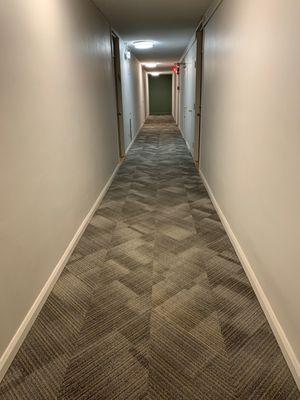 Remodeled hallways