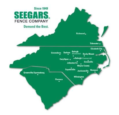 Seegars Fence Company of Wake County Commercial