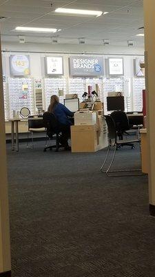 Main eye glass display room