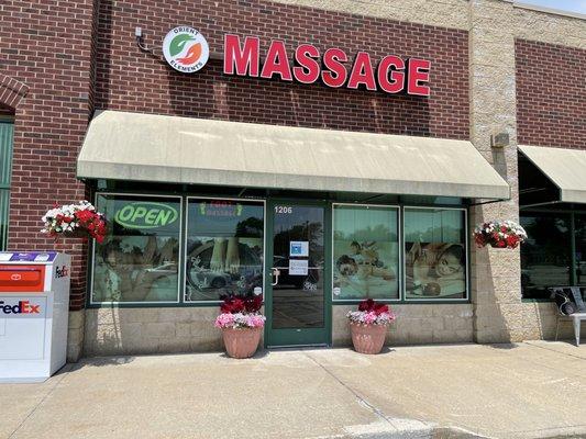 Our Store Front In the Daylight @ Orient Elements Massage