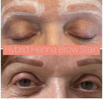 Brow henna hybrid stain