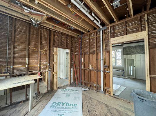 Making way for a new kitchen